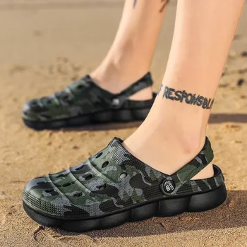 2023 Plážové Sandále Muži móda Rybárske Sandále EVA Letnej Záhrade Dreváky Mužov Sandál Vonkajšie Športové Papuče Zapatos Hombre Veľkosť 45