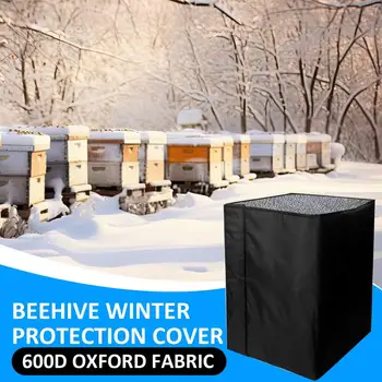 Domácnosti 600D Oxford Handričkou BeehiveVelcro Nastaviteľný Tepelný Kryt Zime, Vetru Úli Tepelný Kryt Dodávky Pre Záhradu