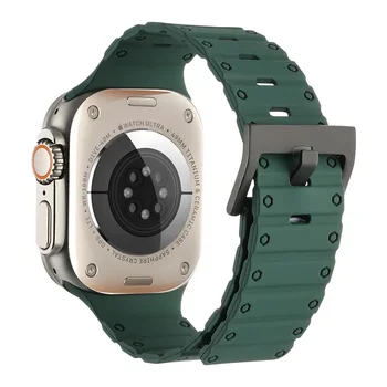 Magnetický pásik Pre Apple hodinky kapela 44 mm 49 mm 42mm 45mm, Silikónový Náramok iWatch series 3 5 SE 6 7 8 ultra pre rad 9 ultra2